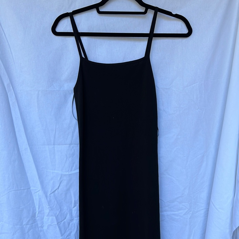 ALC black midi dress